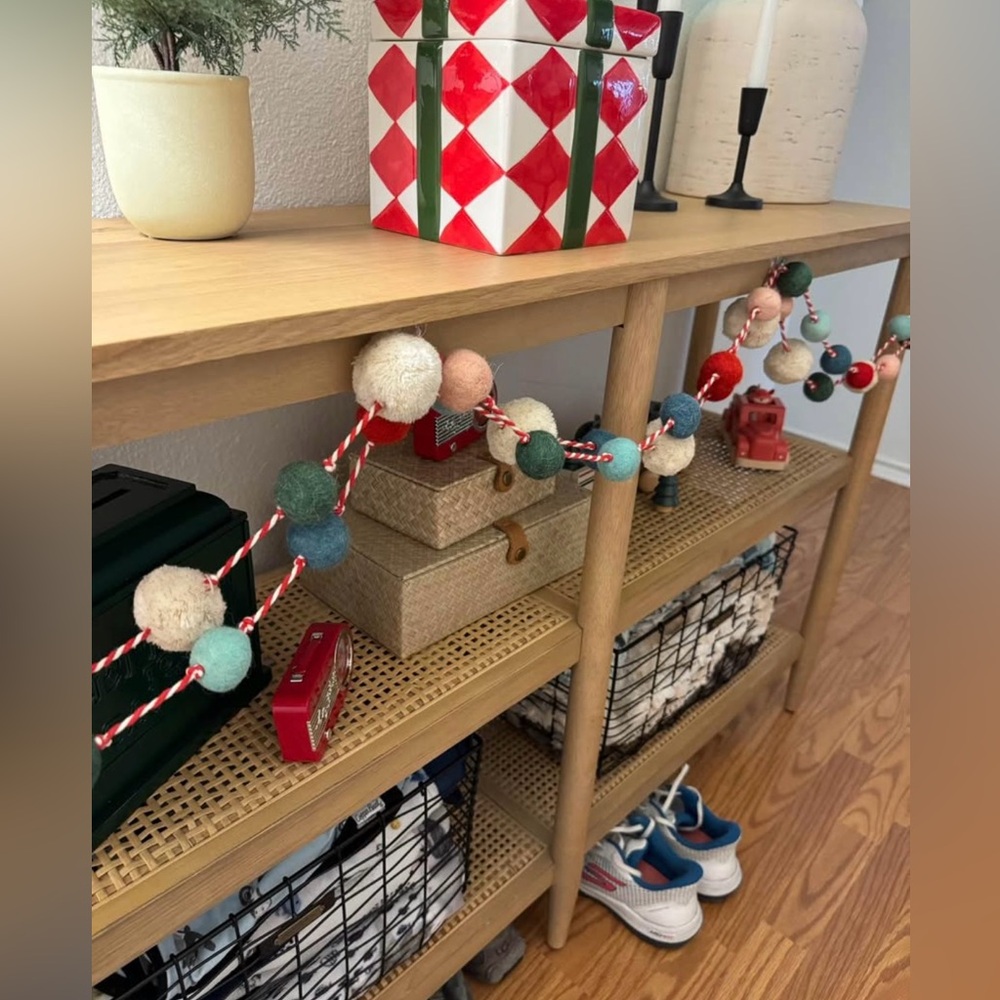 Festive Multicolor Pom Pom Garland